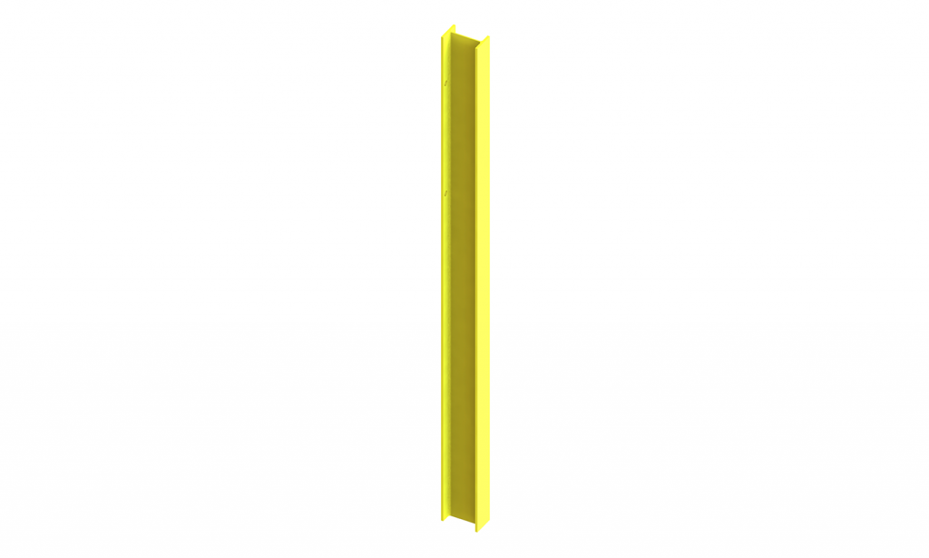 127x76 1800mm Root Fixed Armco Barrier Post GPPC