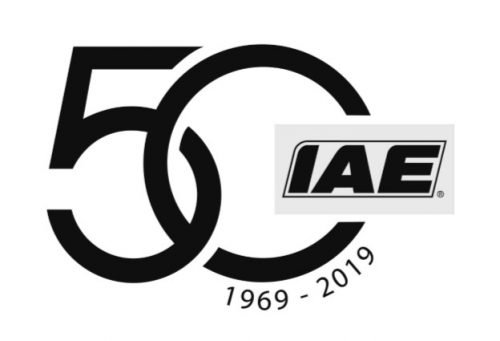 IAE 50th Logo BW