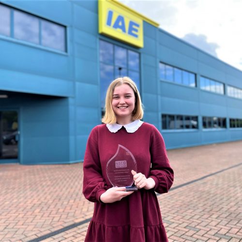 IAE Apprentice Chloe Recognised as NSEG Apprentice of the Year!